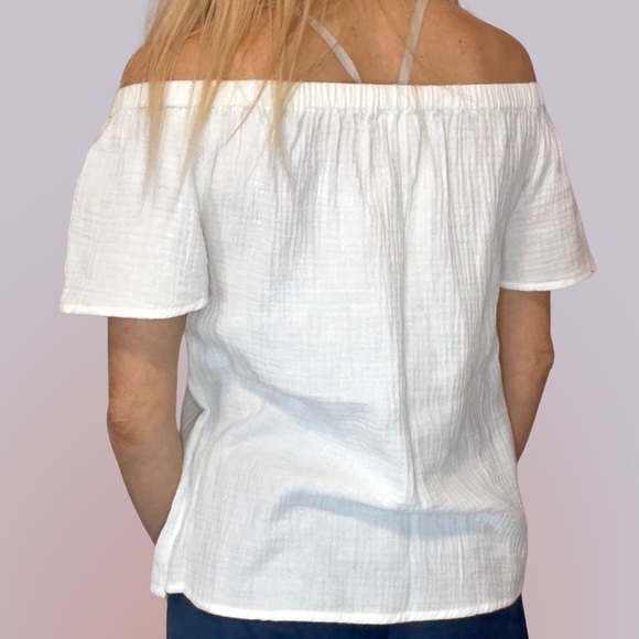 ANTHROPOLOGIE Adiva Off-Shoulder Peasant Top‎ - Picture 4 of 7